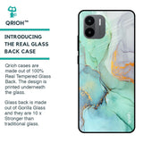 Green Marble Glass case for Redmi A1