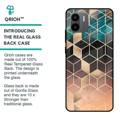 Bronze Texture Glass Case for Redmi A1