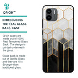 Tricolor Pattern Glass Case for Redmi A1