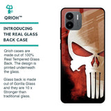 Red Skull Glass Case for Redmi A1