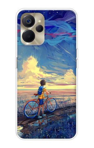 Riding Bicycle to Dreamland Realme 9i 5G Back Cover