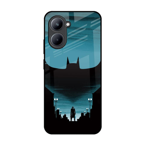 Cyan Bat Realme C33 Glass Back Cover Online