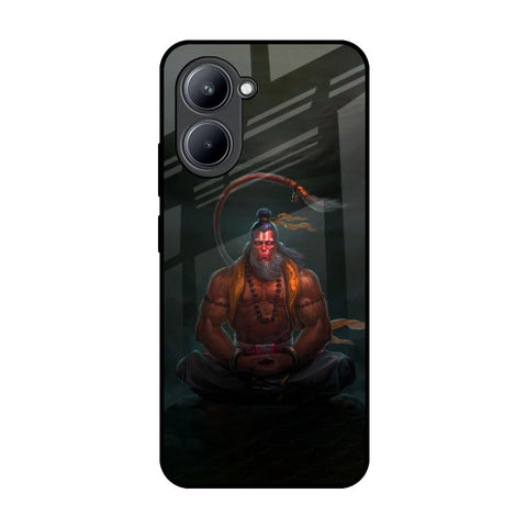 Lord Hanuman Animated Realme C33 Glass Back Cover Online