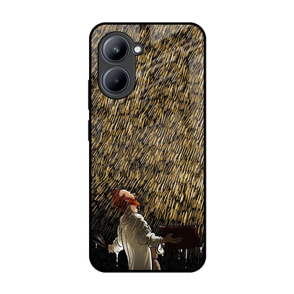 Rain Festival Realme C33 Glass Back Cover Online