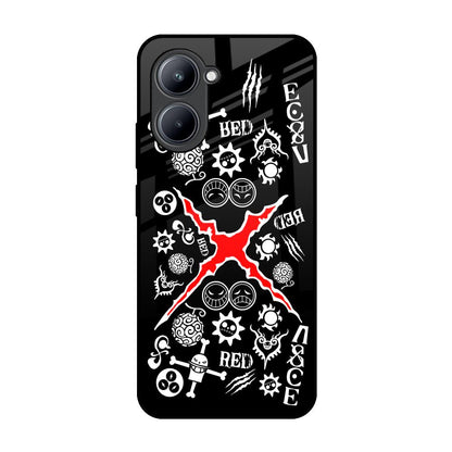 Red Zone Realme C33 Glass Back Cover Online