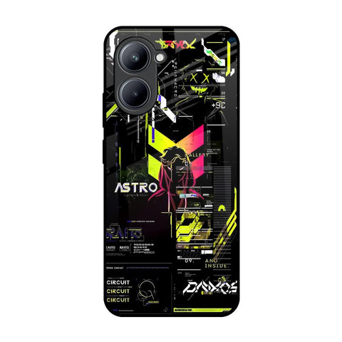 Astro Glitch Realme C33 Glass Back Cover Online