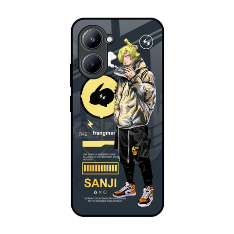 Cool Sanji Realme C33 Glass Back Cover Online