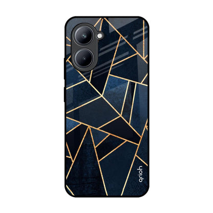 Abstract Tiles Realme C33 Glass Back Cover Online