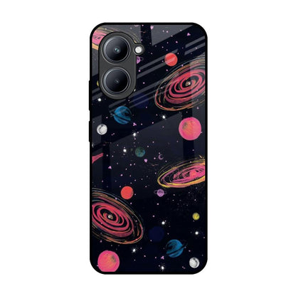 Galaxy In Dream Realme C33 Glass Back Cover Online