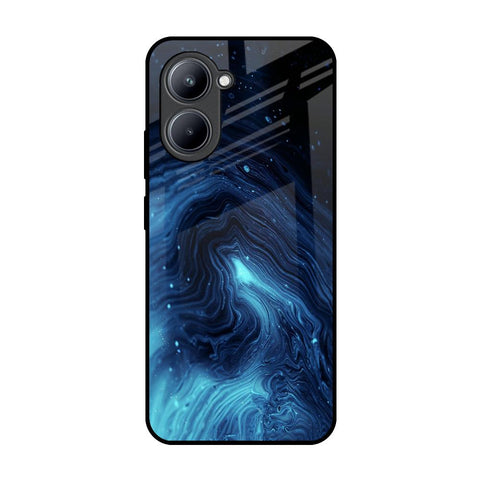 Dazzling Ocean Gradient Realme C33 Glass Back Cover Online