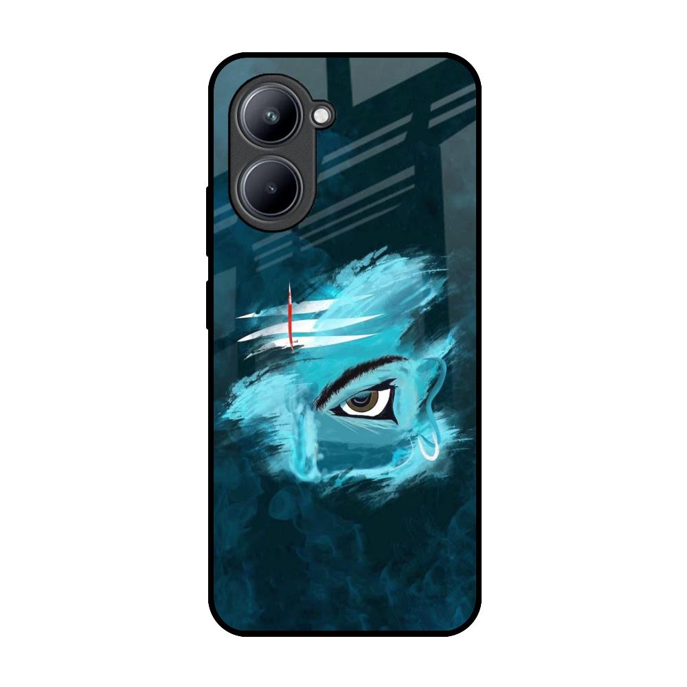 Power Of Trinetra Realme C33 Glass Back Cover Online