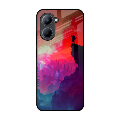 Dream So High Realme C33 Glass Back Cover Online