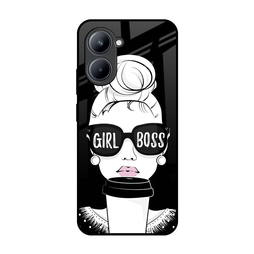 Girl Boss Realme C33 Glass Back Cover Online