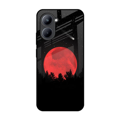 Moonlight Aesthetic Realme C33 Glass Back Cover Online