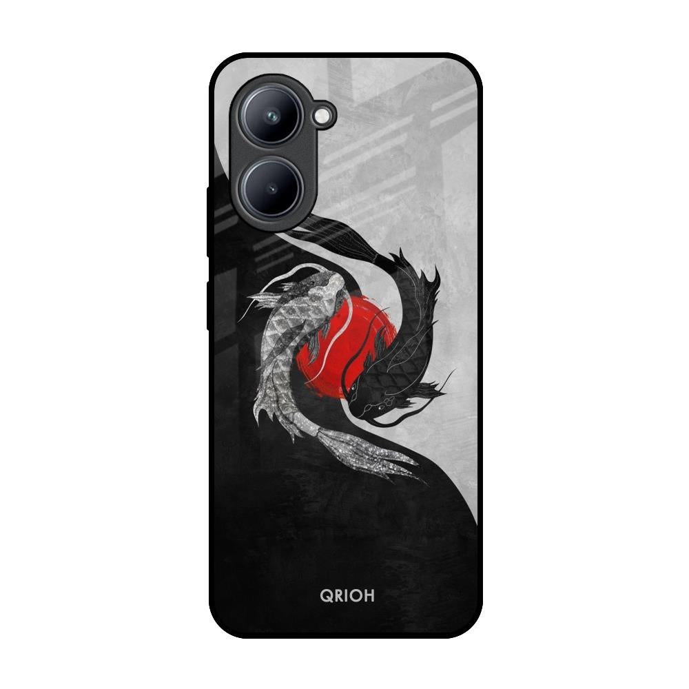 Japanese Art Realme C33 Glass Back Cover Online