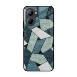 Abstact Tiles Realme C33 Glass Back Cover Online