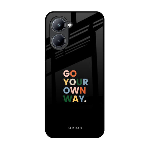Go Your Own Way Realme C33 Glass Back Cover Online