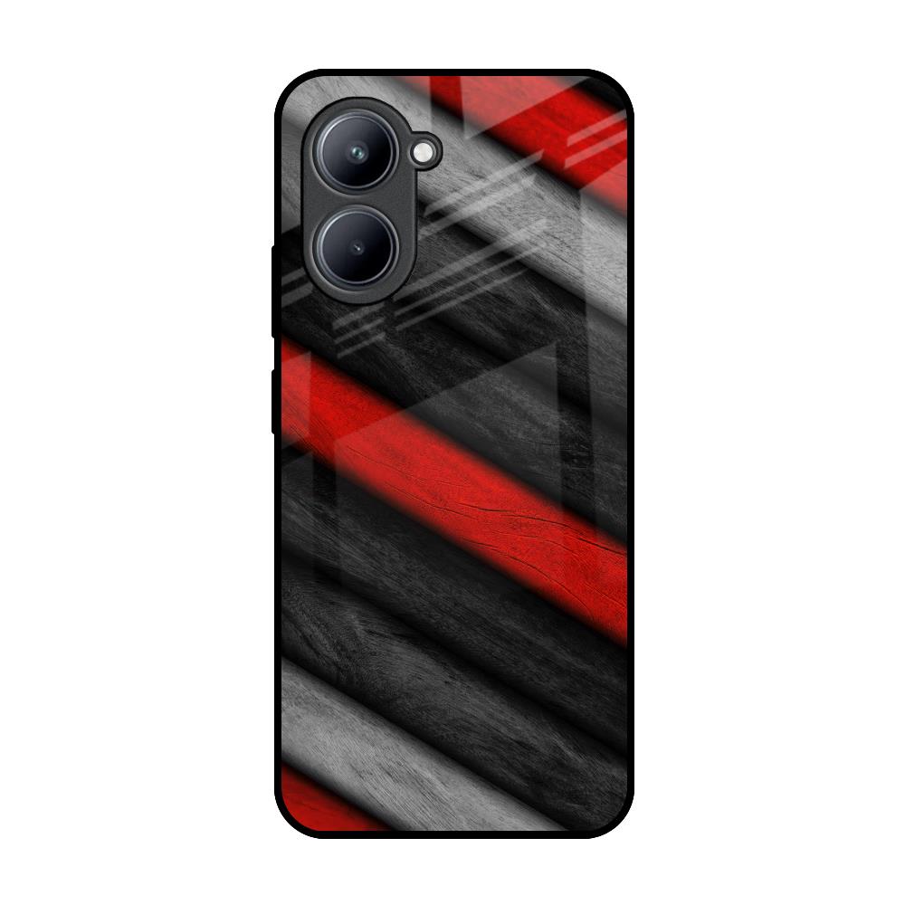 Soft Wooden Texture Realme C33 Glass Back Cover Online