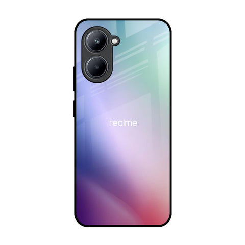 Abstract Holographic Realme C33 Glass Back Cover Online