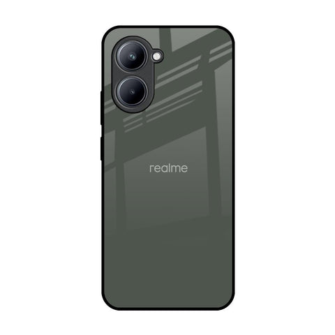Charcoal Realme C33 Glass Back Cover Online