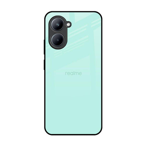 Teal Realme C33 Glass Back Cover Online