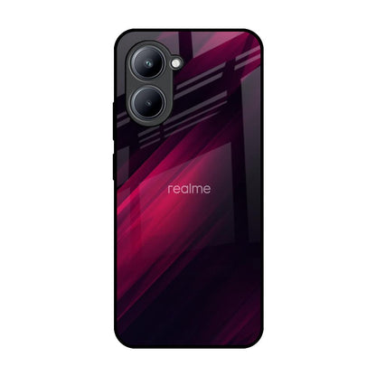 Razor Black Realme C33 Glass Back Cover Online