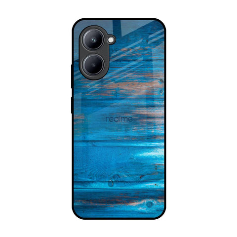 Patina Finish Realme C33 Glass Back Cover Online