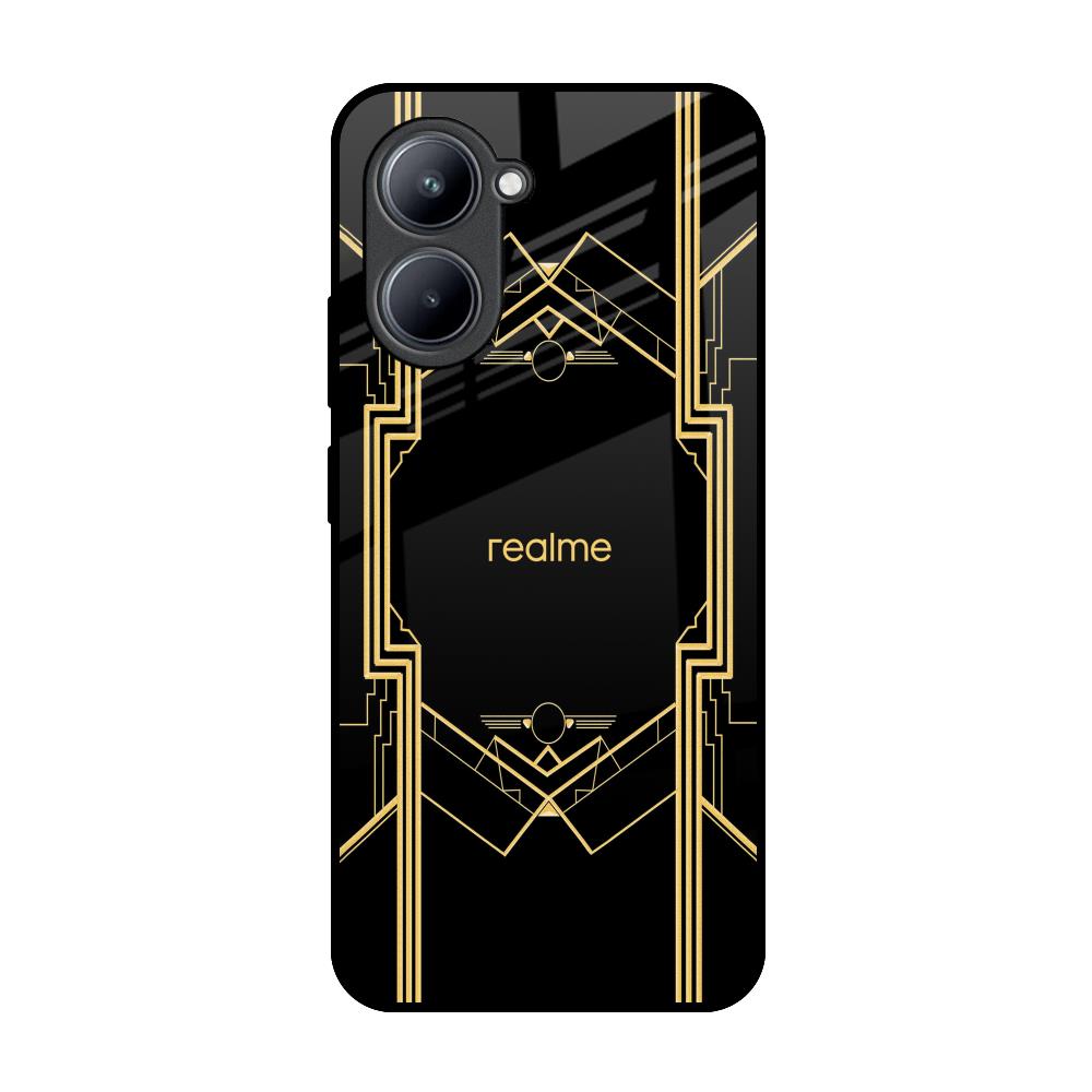 Sacred Logo Realme C33 Glass Back Cover Online