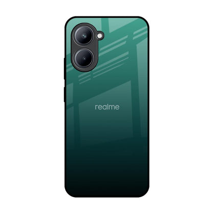 Palm Green Realme C33 Glass Back Cover Online