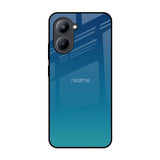 Celestial Blue Realme C33 Glass Back Cover Online