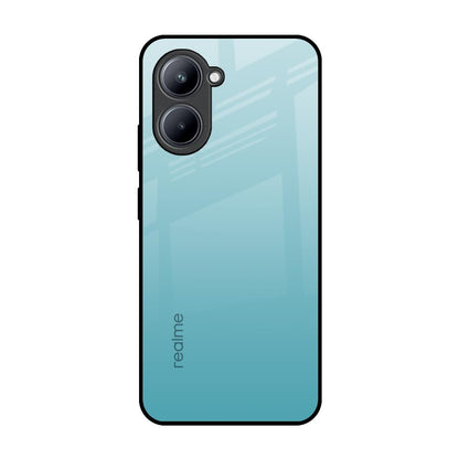 Arctic Blue Realme C33 Glass Back Cover Online