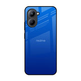 Egyptian Blue Realme C33 Glass Back Cover Online