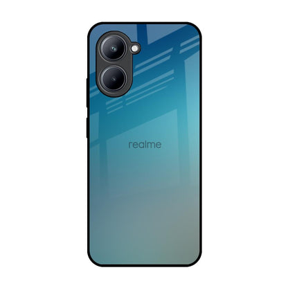 Sea Theme Gradient Realme C33 Glass Back Cover Online