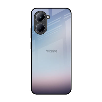 Light Sky Texture Realme C33 Glass Back Cover Online