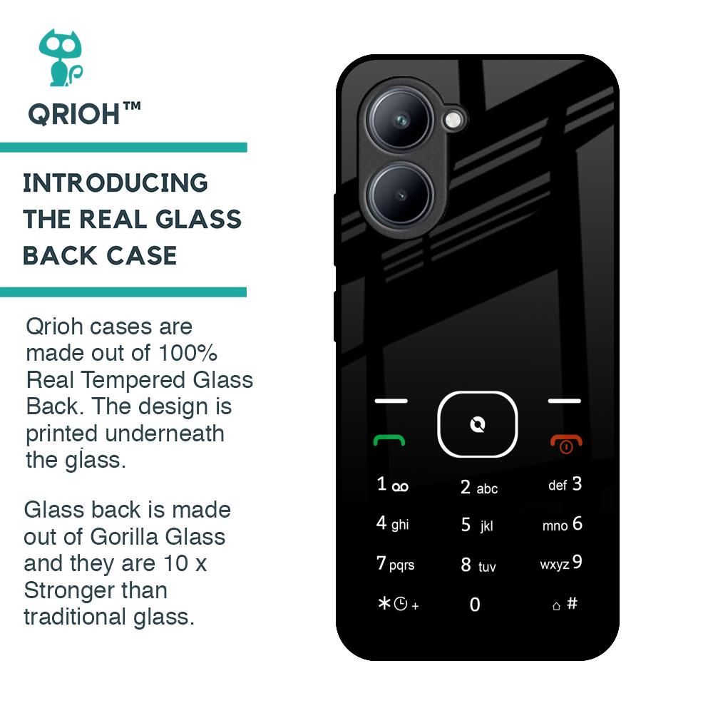 Classic Keypad Pattern Glass Case for Realme C33