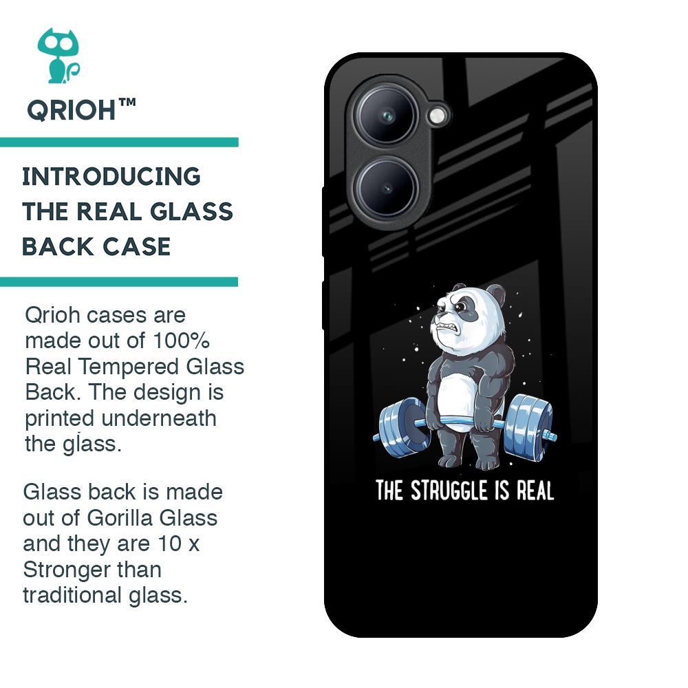Real Struggle Glass Case for Realme C33