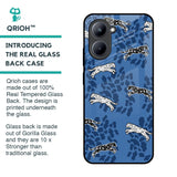 Blue Cheetah Glass Case for Realme C33