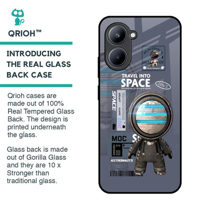 Space Travel Glass Case for Realme C33