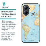 Travel Map Glass Case for Realme C33