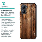 Timber Printed Glass Case for Realme C33