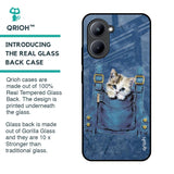 Kitty In Pocket Glass Case For Realme C33