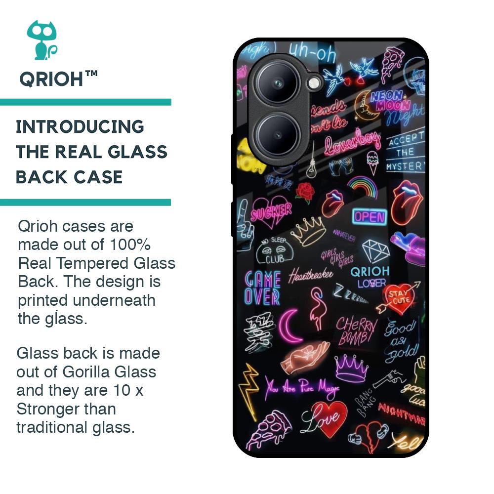 Accept The Mystery Glass Case for Realme C33