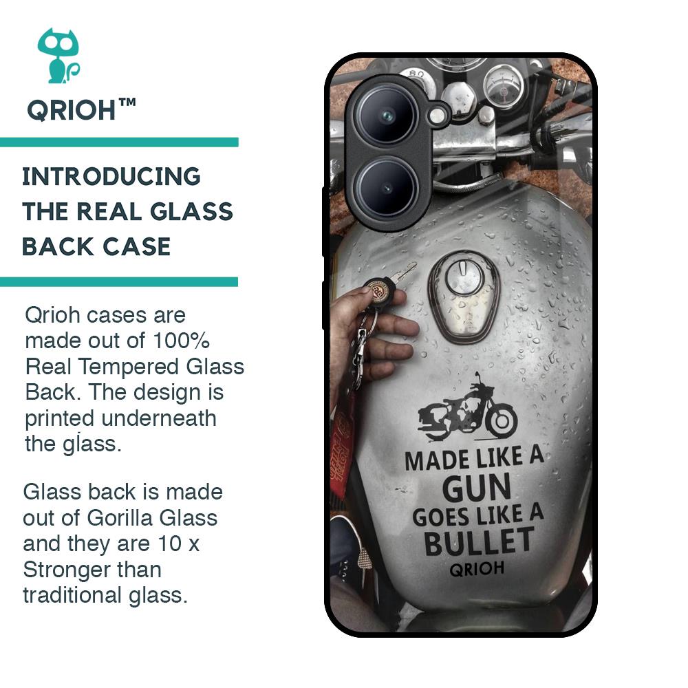 Royal Bike Glass Case for Realme C33