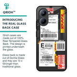 Cool Barcode Label Glass Case For Realme C33