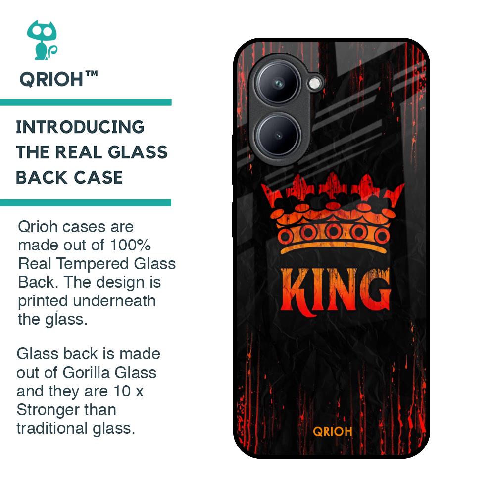 Royal King Glass Case for Realme C33