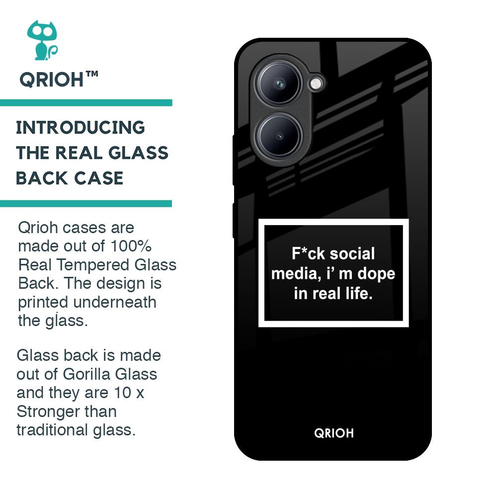 Dope In Life Glass Case for Realme C33