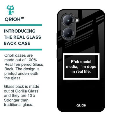 Dope In Life Glass Case for Realme C33