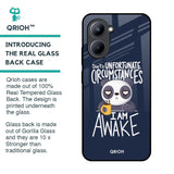 Struggling Panda Glass Case for Realme C33