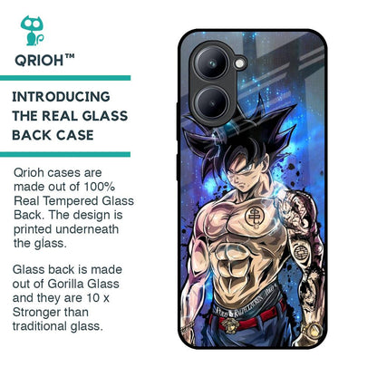 Branded Anime Glass Case for Realme C33