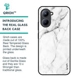 Modern White Marble Glass Case for Realme C33